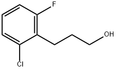 3-(2-CHLORO-6-FLUORO-PHENYL)-PROPAN-1-OL Struktur