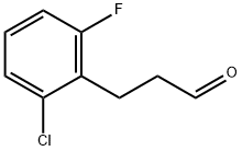 3-(2-CHLORO-6-FLUORO-PHENYL)-PROPIONALDEHYDE Struktur