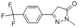 2,4-DIHYDRO-2-METHYL-5-[4-(TRIFLUOROMETHYL)PHENYL]-3H-PYRAZOL-3-ONE Struktur