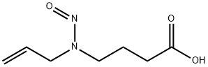 3-carboxypropyl-(2-propenyl)nitrosamine Struktur