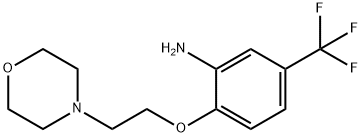 2-(2-morpholinoethoxy)-5-(trifluoromethyl)benzenamine Struktur