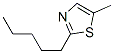 Thiazole, 5-methyl-2-pentyl- Struktur