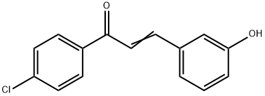 1-(4-CHLORO-PHENYL)-3-(3-HYDROXY-PHENYL)-PROPENONE Struktur