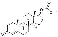 1-testosterone methyl carbonate Struktur