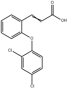 3-[2-(2,4-DICHLOROPHENOXY)PHENYL]ACRYLIC ACID Struktur