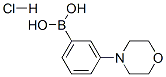 3-(Morpholino)phenylboronic acid hydrochloride Struktur