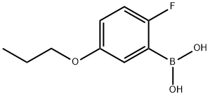 2-FLUORO-5-PROPOXYPHENYLBORONIC ACID Struktur