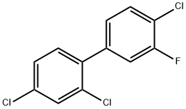 3'-FLUORO-2,4,4'-TRICHLOROBIPHENYL Struktur