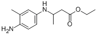 3-[(4-AMINO-3-METHYLPHENYL)AMINO]-BUTANOIC ACID ETHYL ESTER Struktur