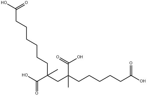 6,8-Dimethyl-1,6,8,14-tetradecanetetracarboxylic acid Struktur