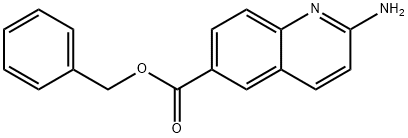 2-Aminoquinoline-6-carboxylic acid benzyl ester Struktur