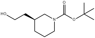 (S)-1-N-Boc-3-(2-hydroxyethyl)piperidine Struktur