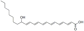 14-hydroxydocosahexaenoic acid Struktur