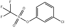 3-Chlorophenyl trifluoromethanesulphonate Struktur