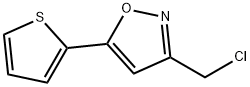 3-(CHLOROMETHYL)-5-THIEN-2-YLISOXAZOLE Struktur