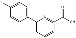 6-(4-Fluorophenyl)-picolinic acid Struktur