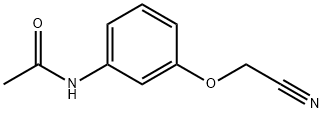 Acetamide,  N-[3-(cyanomethoxy)phenyl]- Struktur