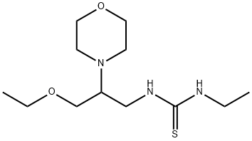 1-(3-ethoxy-2-morpholin-4-yl-propyl)-3-ethyl-thiourea Struktur