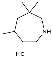 Hexahydro-3,3,5-triMethyl-1H-azepine Hydrochloride Struktur