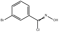 3-BROMO-N-HYDROXYBENZENECARBOXYMIDOYL CHLORIDE Struktur