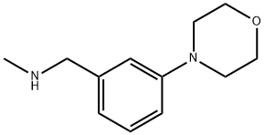 N-METHYL-N-(3-MORPHOLIN-4-YLBENZYL)AMINE Struktur