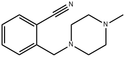 2-[(4-METHYLPIPERAZIN-1-YL)METHYL]BENZONITRILE Struktur