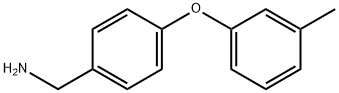 1-[4-(3-methylphenoxy)phenyl]methanamine Struktur