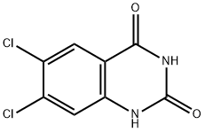 6,7-DICHLOROQUINAZOLINE-2,4(1H,3H)-DIONE Struktur