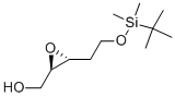 ((2R,3R)-3-[2-(TERT-BUTYL-DIMETHYL-SILANYLOXY)-ETHYL]-OXIRANYL)-METHANOL Struktur