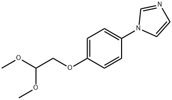 1-[4-(2,2-DIMETHOXY-ETHOXY)-PHENYL]-1H-IMIDAZOLE Struktur