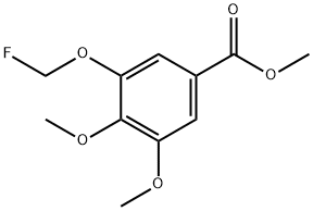 3-FLUOROMETHOXY-4,5-DIMETHOXY-BENZOIC ACID METHYL ESTER Struktur