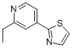 2-ETHYL-4-THIAZOL-2-YL-PYRIDINE Struktur