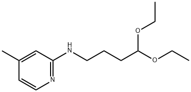 (4,4-DIETHOXY-BUTYL)-(4-METHYL-PYRIDIN-2-YL)-AMINE Struktur