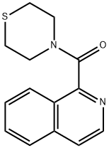 ISOQUINOLIN-1-YL-THIOMORPHOLIN-4-YL-METHANONE Struktur