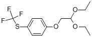 (4-(2,2-DIETHOXYETHOXY)PHENYL)(TRIFLUOROMETHYL)SULFANE Struktur