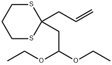 2-ALLYL-2-(2,2-DIETHOXYETHYL)-1,3-DITHIANE Struktur