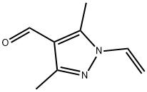 1H-Pyrazole-4-carboxaldehyde,  1-ethenyl-3,5-dimethyl- Struktur