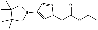 1-(ETHOXYCARBONYLMETHYL)-1H-PYRAZOLE-4-BORONIC ACID, PINACOL ESTER Struktur