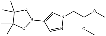 1-(2,2-DIMETHOXY-ETHYL)-4-(4,4,5,5-TETRAMETHYL-[1,3,2]DIOXABOROLAN-2-YL)-1H-PYRAZOLE Struktur