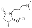 Hydantoin, 3-(3-(dimethylamino)propyl)-, hydrochloride Struktur