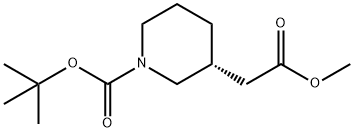 (R)-1-Boc-3-piperidineacetic acid methyl ester Struktur