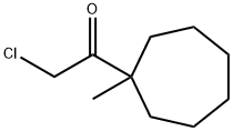 Ethanone, 2-chloro-1-(1-methylcycloheptyl)- (9CI) Struktur