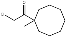 Ethanone, 2-chloro-1-(1-methylcyclooctyl)- (9CI) Struktur