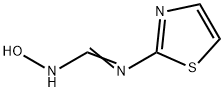 Methanimidamide,  N-hydroxy-N-2-thiazolyl- Struktur