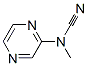 Cyanamide, methylpyrazinyl- (9CI) Struktur