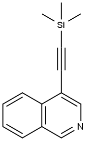 4-((TriMethylsilyl)ethynyl)isoquinoline Struktur