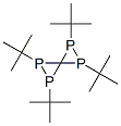 1,2,4,5-Tetraphosphaspiro(2.2)pentane, 1,2,4,5-tetrakis(1,1-dimethylet hyl)- Struktur