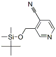 4-Pyridinecarbonitrile,  3-[[[(1,1-dimethylethyl)dimethylsilyl]oxy]methyl]- Struktur