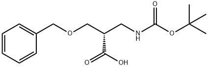 Boc-(S)-3-aMino-2-(benzyloxyMethyl)propanoic acid Struktur