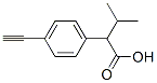 Benzeneacetic acid, 4-ethynyl--alpha--(1-methylethyl)- (9CI) Struktur